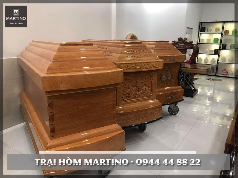 Hòm gỗ tại Trại Hòm Martino