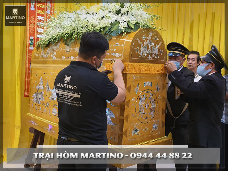 Mẫu quan tài đẹp trại trại hòm Martino