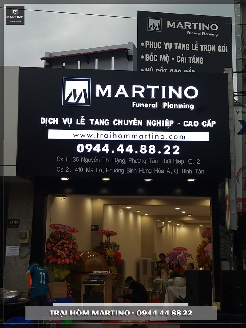 Dịch vụ vận chuyển hài cốt ra nước ngoài - Trại hòm Martino