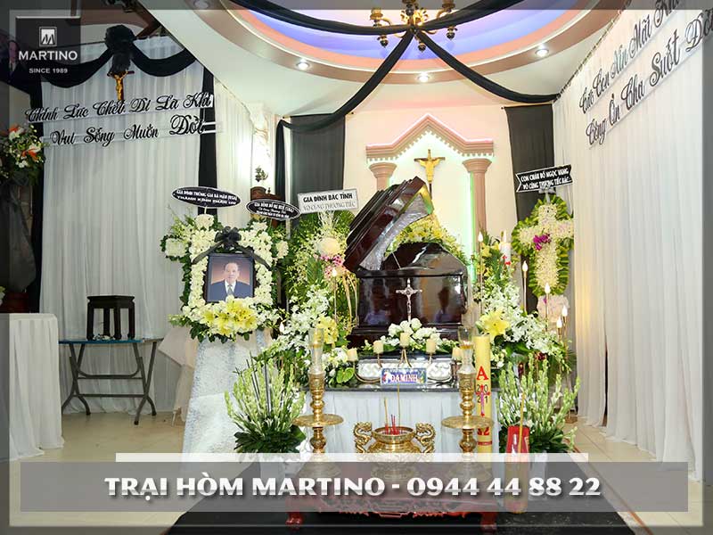 Dịch vụ tang lễ hỏa táng công giáo cao cấp tại Trại Hòm Martino