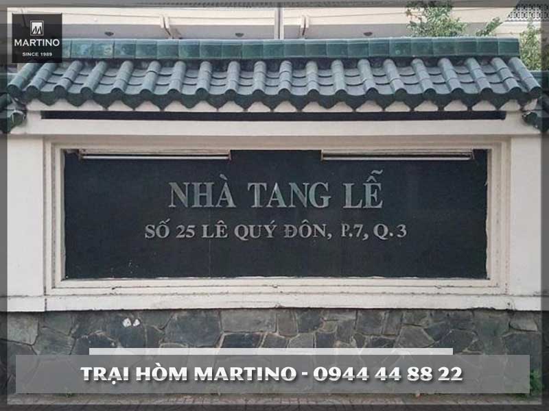 Giới thiệu về nhà tang lễ thành phố HCM